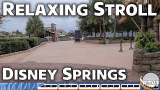 Relaxing Stroll - Nearly Empty Disney Springs | June 2020 - 4K 60fps | Walt Disney World