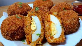 अंडे का मजेदार स्नैक l Egg devil recipe in hindi l Egg Recipes