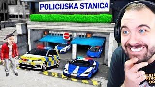 IMPE I JA SMO POSTALI POLICAJCI I UZELI TAJNA AUTA IZ  SKRIVENE GARAŽE U GTA 5!! ‍️ (GOLF 6R)