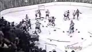 Bruins - Penguins Benchclear 2/5/87