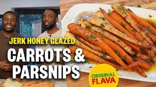 The PEFECT CHRISTMAS SIDE | Jerk glazed Carrots & Parsnips