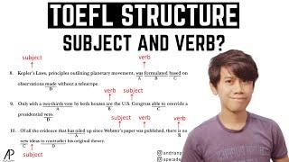 Cara MUDAH Jawab Soal TOEFL STRUCTURE bagian Written Expression (Subject Verb Agreement)