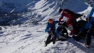 Экстремальный спуск с горы! 223 км/час на велосипеде!