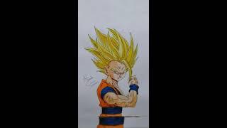 Speed Drawing Gohan Super Sayajin 2 (Dragon Ball Z)