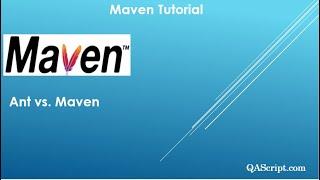 Maven Tutorial - Ant vs Maven