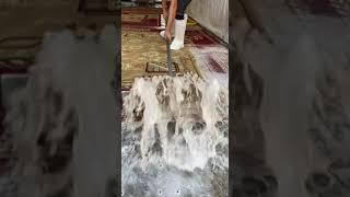 foam scarping  #satisfying #cleaningcarpet #asmr