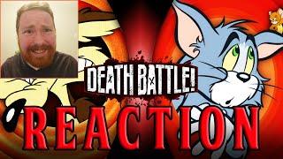 TOMFOOLERY! Wile E Coyote VS Tom Cat DEATH BATTLE Reaction