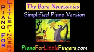 The Bare Necessities Easy Piano _Part 1