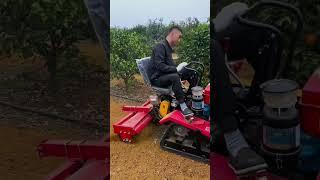 Ride-on rotary tiller, tillage machine, plowing machine, orchard greenhouse management rotary#01