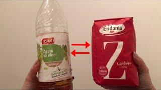 Mescola zucchero e aceto per una pulizia estrema! #cleaning #lifehacks #cleaningmotivation