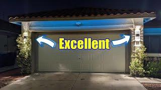 Excellent House side lights with Auto on and off sensor