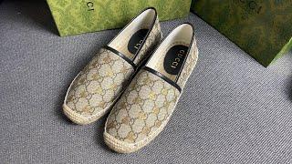 From Supkicks Gucci Womens GG Gold Bee canvas espadrille Unboxing & Review