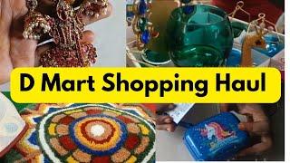 D mart Diwali Shopping Haul