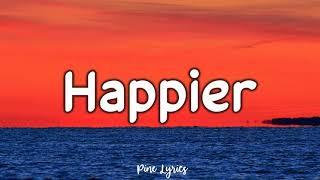 Olivia Rodrigo - Happier Lyrics