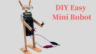 How to Make Walking Mini Robot | Easy Science Projects