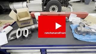 Installing an Exhaust manifold on an MP Series engine!