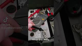 Tip! HOW TO CHECK FOR A VOLTAGE DROP ON YOUR BATTERY #bmw #automobile #bmwdiy #bmwengine #diy