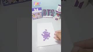 Bts Room Decor / Diy Bts Craft #diy #youtubeshorts #btsmerch #bts #viral #shorts #btscraft