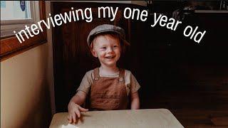 Interviewing a ONE YEAR OLD// The Cutest Video I've Ever Posted