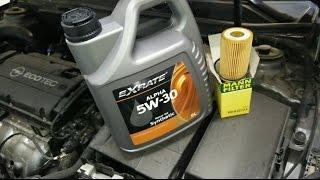 How to change oil and filter - Opel Insignia