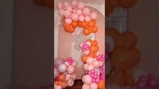 Make A Balloon Garland In 30 Seconds With Me || Easy Diy