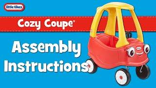 Cozy Coupe® | Assembly Instructions | Little Tikes