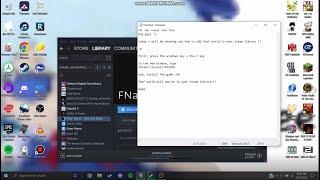 how to add fnaf world to your steam library !!! (2023 works!)