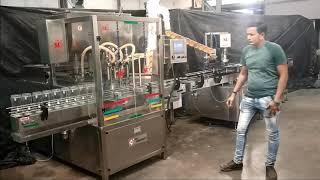 Automatic 4 Head Servo + PLC Base Ghee Filling Machine