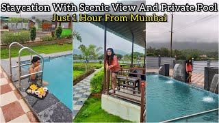 S S Resort Panvel || Most Budget Friendly Staycation Near Mumbai With Private Pool & Mountain View