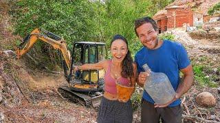 FINDING AN OLD WATER MINE on our off-grid homestead