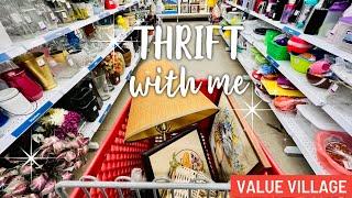 Thrifting Value Village Canada | Vintage Home Decor 