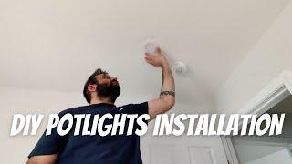 We did our own Pot Lights!! | DIY Pot Light Installation | Take Two Vlogs 