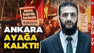 Ankara'da Vatandaşlar Ayaklandı! Suriye'de Alevilere Yapılanlar Protesto Edildi!