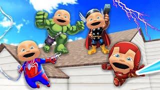 Baby Turns Into 100 AVENGERS SUPERHEROES!