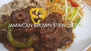 How To Make Jamaican Brown Stew Oxtail! ( A Jamaican Expensive Dish!)