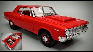 NEW KIT! 1965 Dodge A990 Hemi Coronet 1/25 Scale Model Build How To Assemble Paint Detail Interior