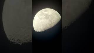 Daylight moon through a telescope of SVBONY SV550 80mm  #telescope #astronomy #svbony #moon