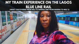 My Experience on The Lagos Train - Lagos Blue Line Rail From Marina to Mile 2 and Mile 2 to Marina