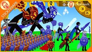 STICK FIGURE WRATHNAR, XIPHOS ICE, GRIFFON LAVA VS FINAL BOSS | Stick War Legacy Mod | Stick789Apk