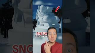 Amazing Snow Sculptures #shorts