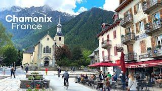 [4K] Chamonix-Mont-Blanc, France : A Charming Alpine Town in the French Alps 2024