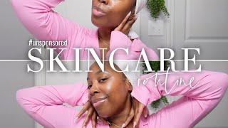 my *ACTUAL* night skincare routine *unsponsored* | clearing breakouts & dark spots | Andrea Renee