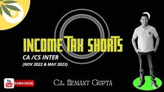 Income Tax Shorts_Chapter-2 (Part 1): Residential Status| CA. Hemant Gupta | CA/CS Inter
