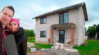 Couple Builds Amazing HOUSE 1 year in 20 minutes - TIMELAPSE