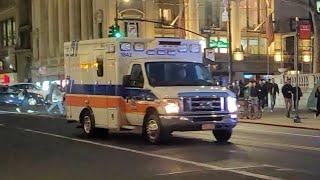 New York Presbyterian EMS Responding On East 42nd Street In Midtown, Manhattan, NYC