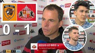 Regis Le Bris Luke O'Nien Chris Mepham Post Match Interview Hull City 0 vs 1 Sunderland 20/10/2024