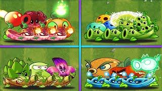 4 Vine Team & Best Appease | Pepper | Spear | Fila Plants - Who Will Win? - PvZ 2 Team Plants