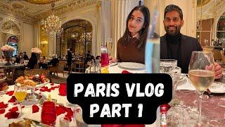 Paris Vlog Part 1 || Plaza Athenee | Hotel Photoshoot | Valentines Day