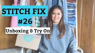 STITCH FIX #26 Online Styling Service stitch fix unboxing and try on