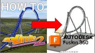 How to Model Roller Coasters from No Limits in Fusion 360